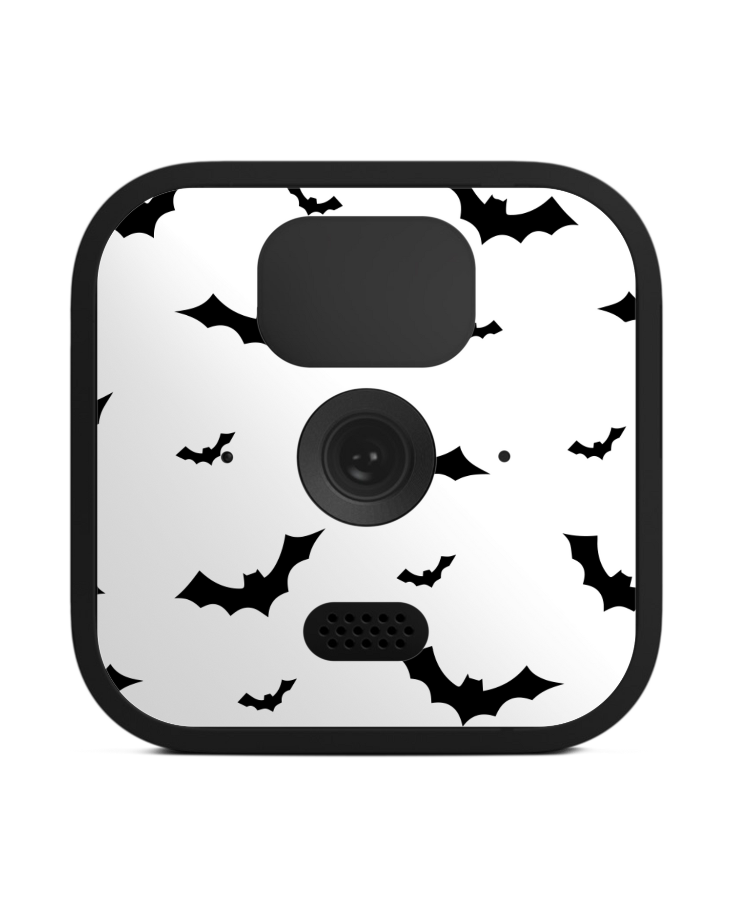 Bats on White Camera Skin Blink Outdoor (2020): Front View
