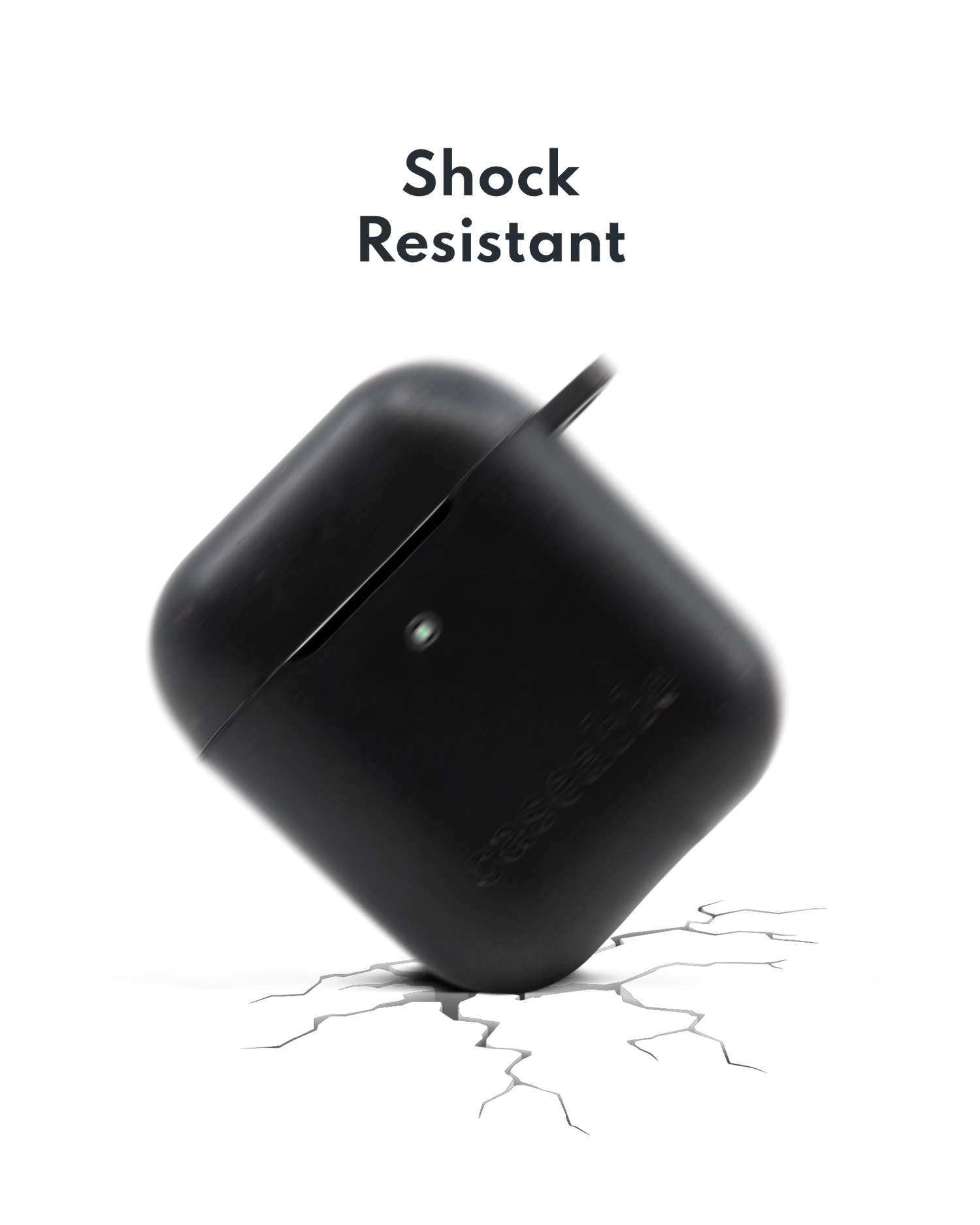Shock Resistant Black Eco Friendly AirPods AirPods (2.Generation) Case