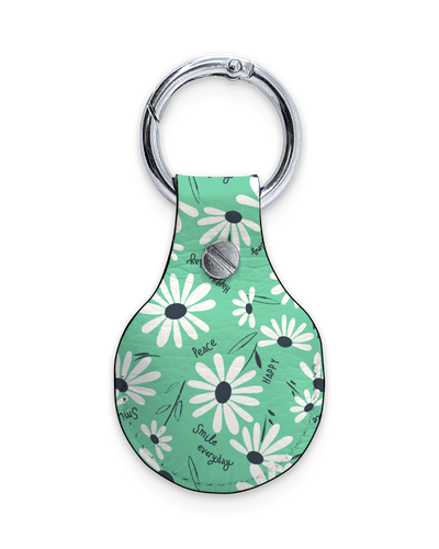 AirTag Holder with Design: Positive Daisies