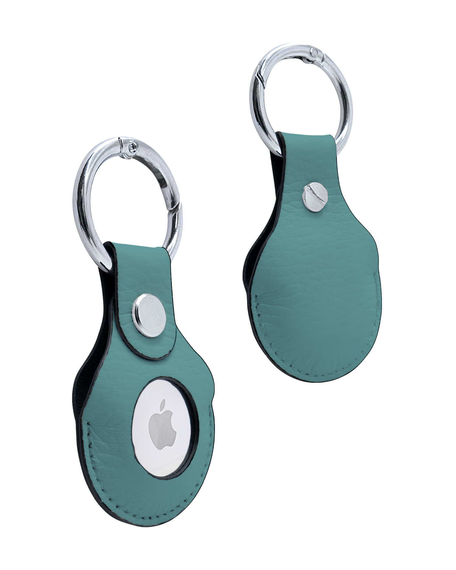 AirTag Holder with TURQUOISE Design: Front and Back