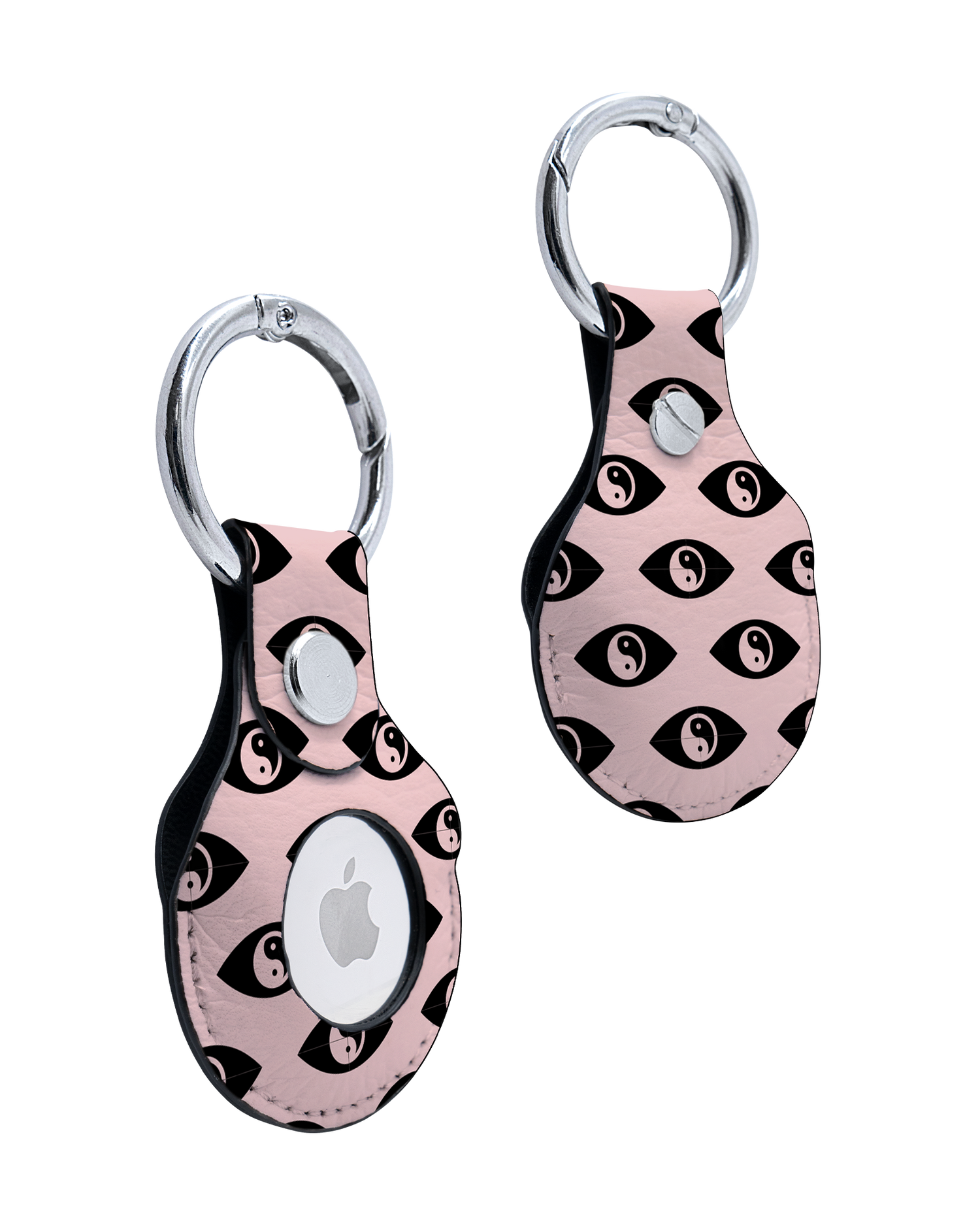 AirTag Holder with Yin Yang Repeat Design: Front and Back