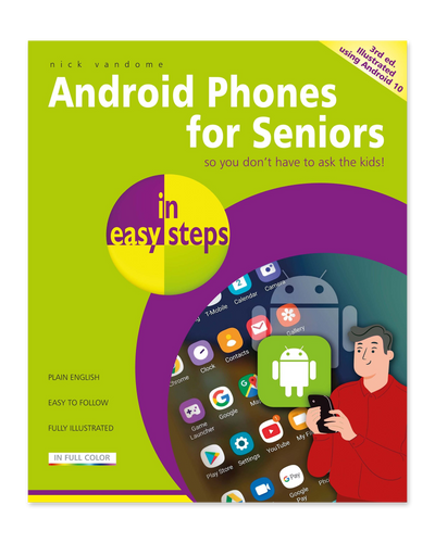 Android Phones for Seniors in easy steps 3rd edition - Cover