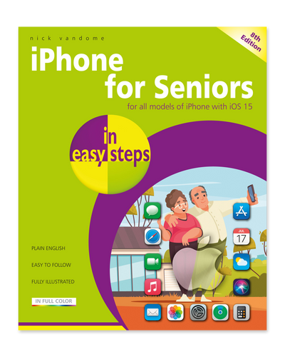 iPhone for Seniors in easy steps 11th edition - Cover
