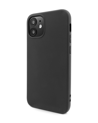 Black Silicone Phone Case for iPhone 12 mini