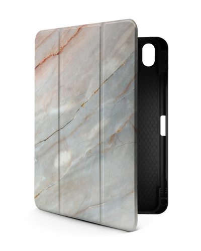 Mother of Pearl Marble iPad Case with Pencil Holder for Apple iPad (10th Generation)