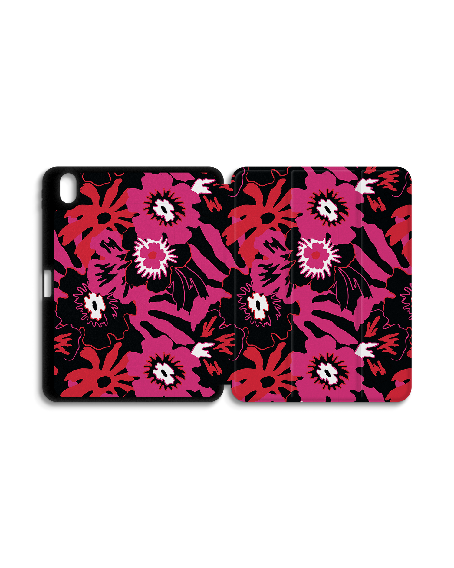 Flower Works iPad Case with Pencil Holder for Apple iPad (10th Generation): Opened exterior view
