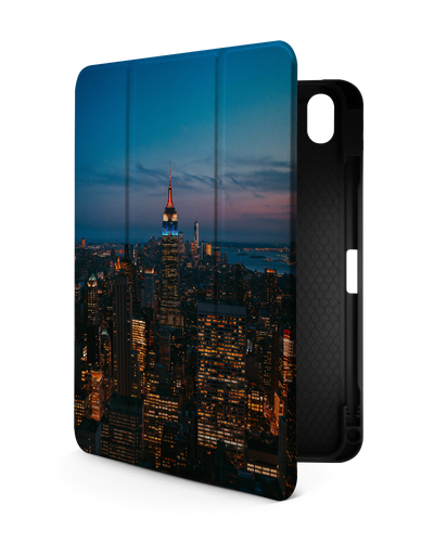 New York At Dusk iPad Case with Pencil Holder for Apple iPad (10th Generation)