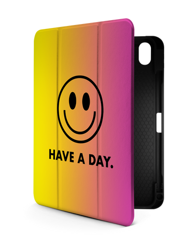 Have A Day iPad Case with Pencil Holder for Apple iPad (10th Generation)