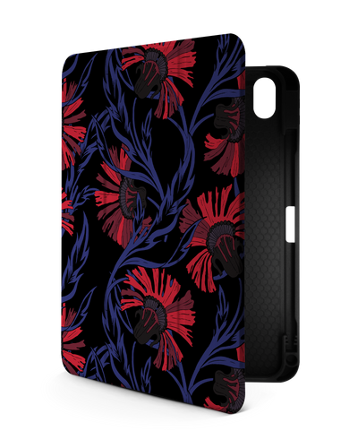 Midnight Floral iPad Case with Pencil Holder for Apple iPad (10th Generation)