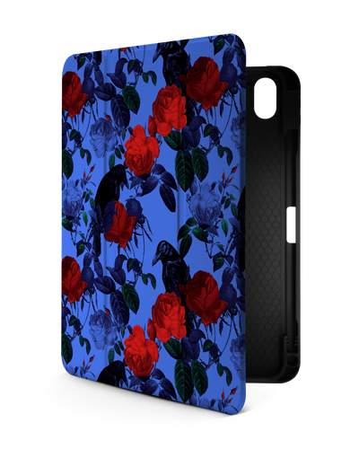 Roses And Ravens iPad Case with Pencil Holder for Apple iPad (10th Generation)