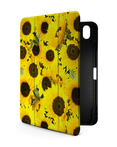 Sunflowers iPad Case with Pencil Holder for Apple iPad (10th Generation)