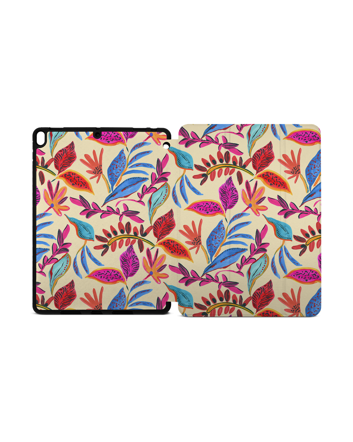 Painterly Spring Leaves iPad Case with Pencil Holder Apple iPad Pro 10.5