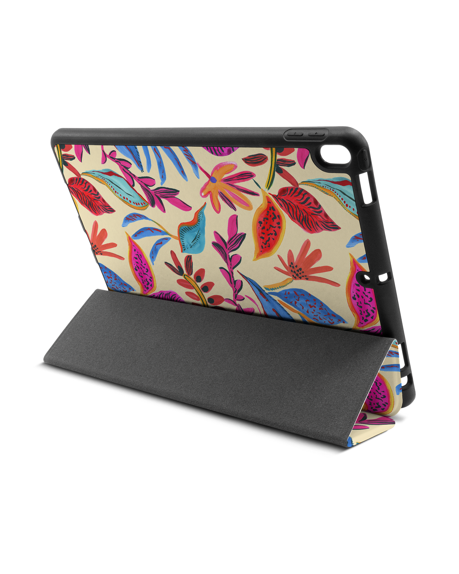 Painterly Spring Leaves iPad Case with Pencil Holder Apple iPad Pro 10.5