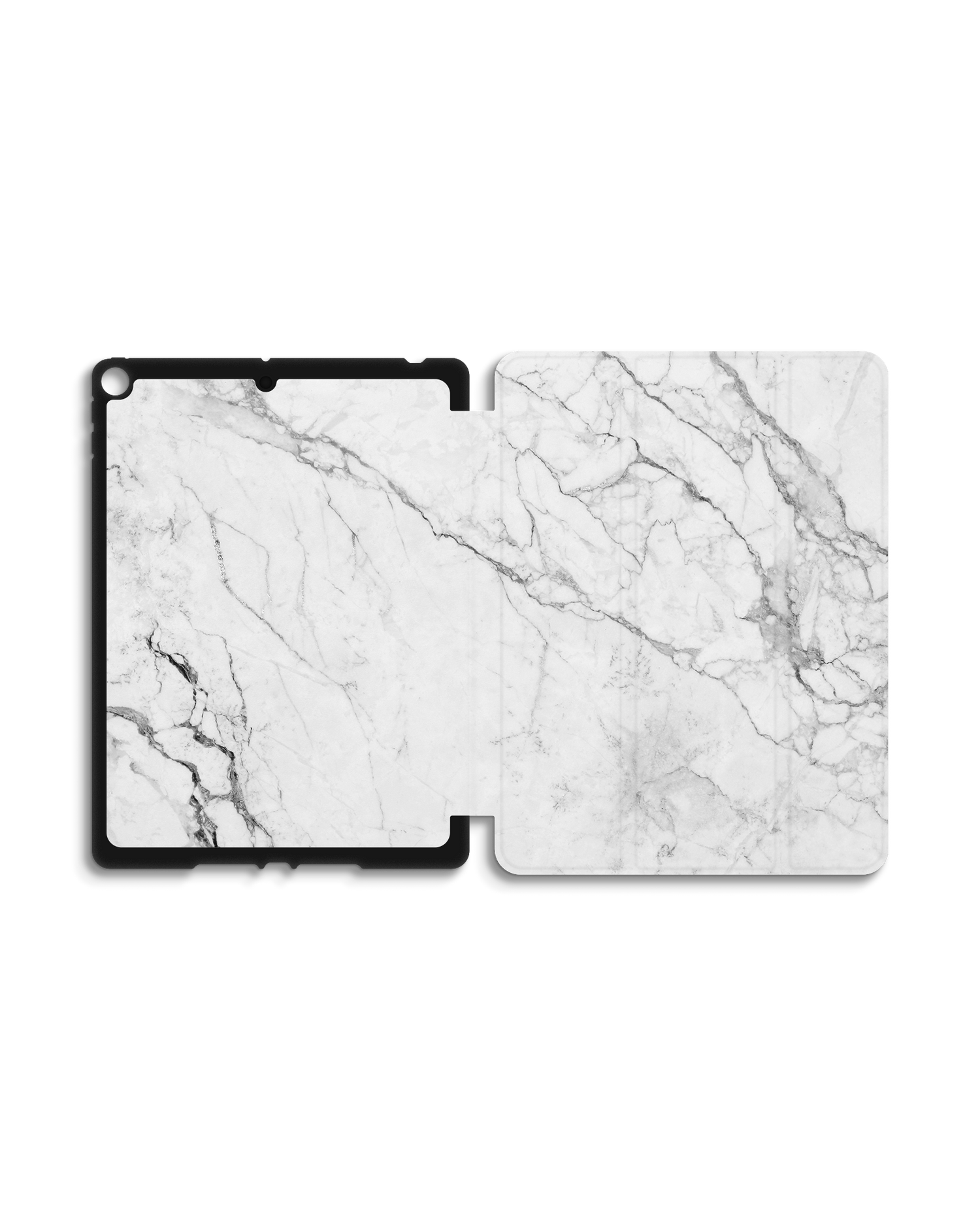 White Marble iPad Case with Pencil Holder for Apple iPad 5 9.7