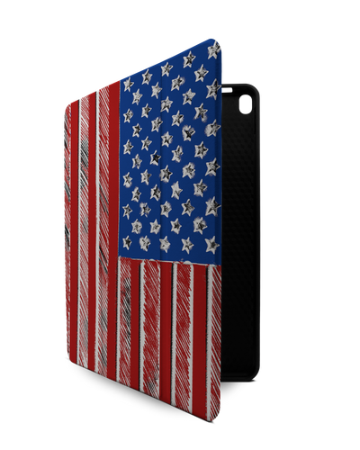 American Flag Color iPad Case with Pencil Holder Apple iPad Air 3 10.5" (2019)