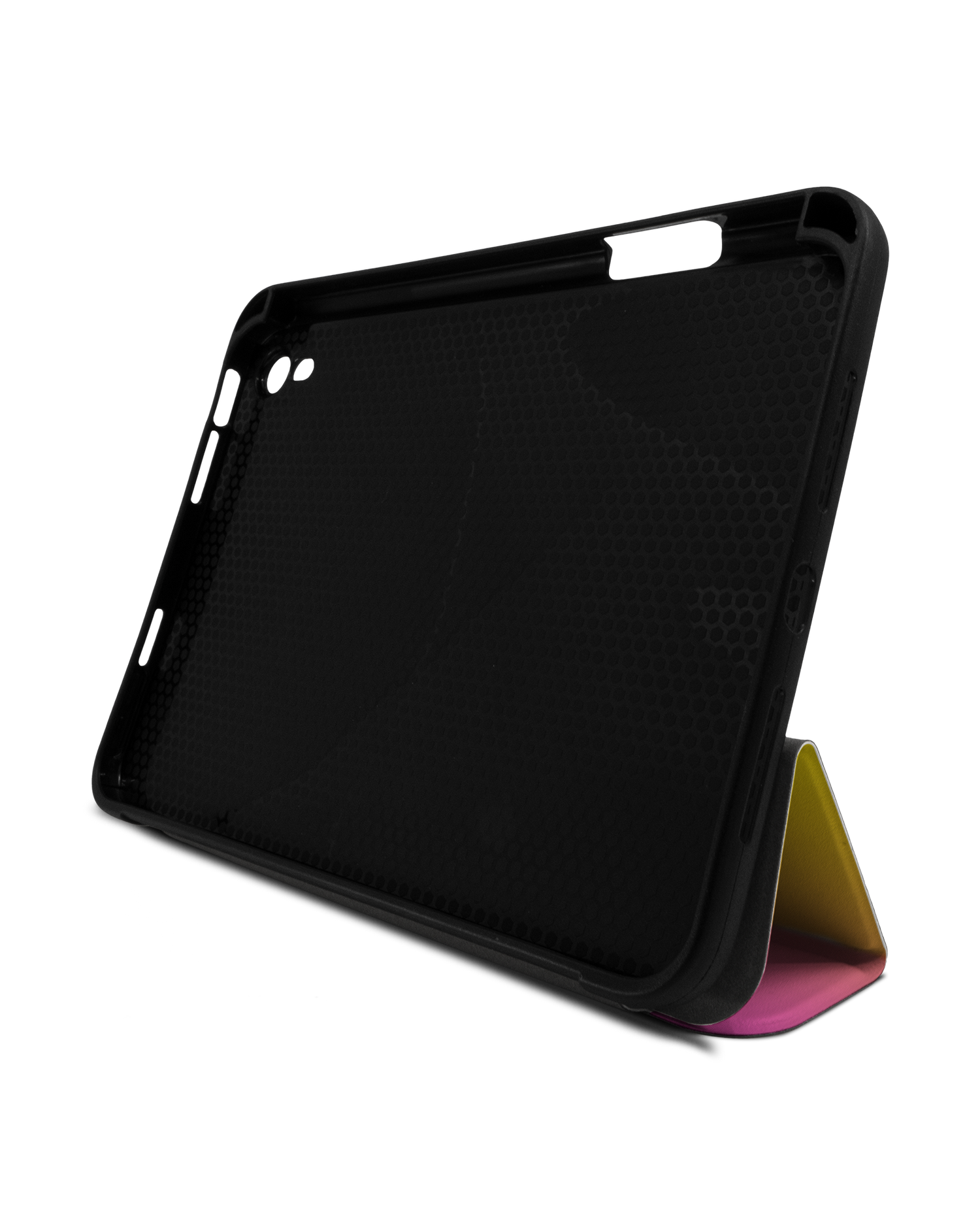 Have A Day iPad Case with Pencil Holder Apple iPad mini 6 (2021): Set up in landscape format (front view)