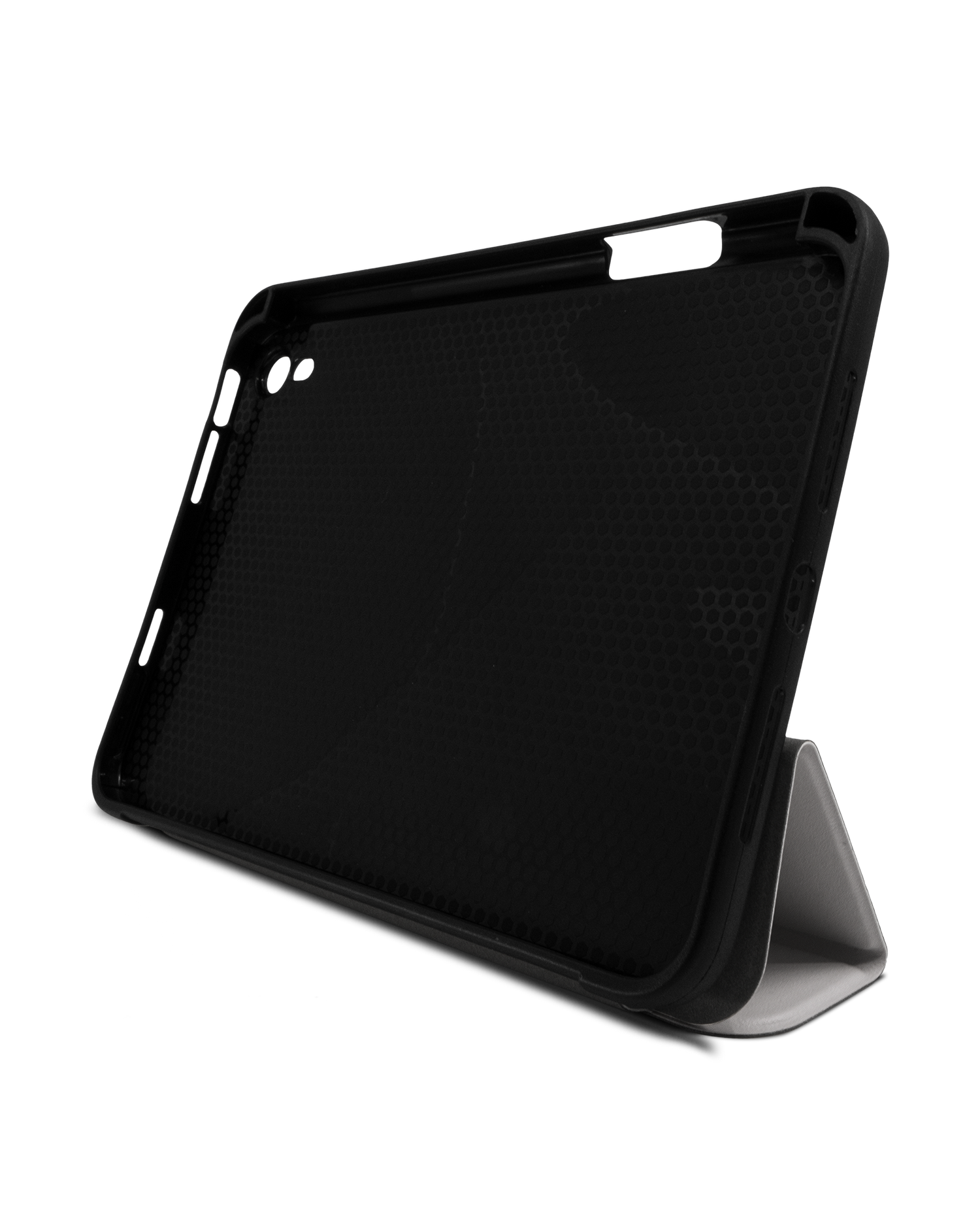 Fall Fog iPad Case with Pencil Holder Apple iPad mini 6 (2021): Set up in landscape format (front view)