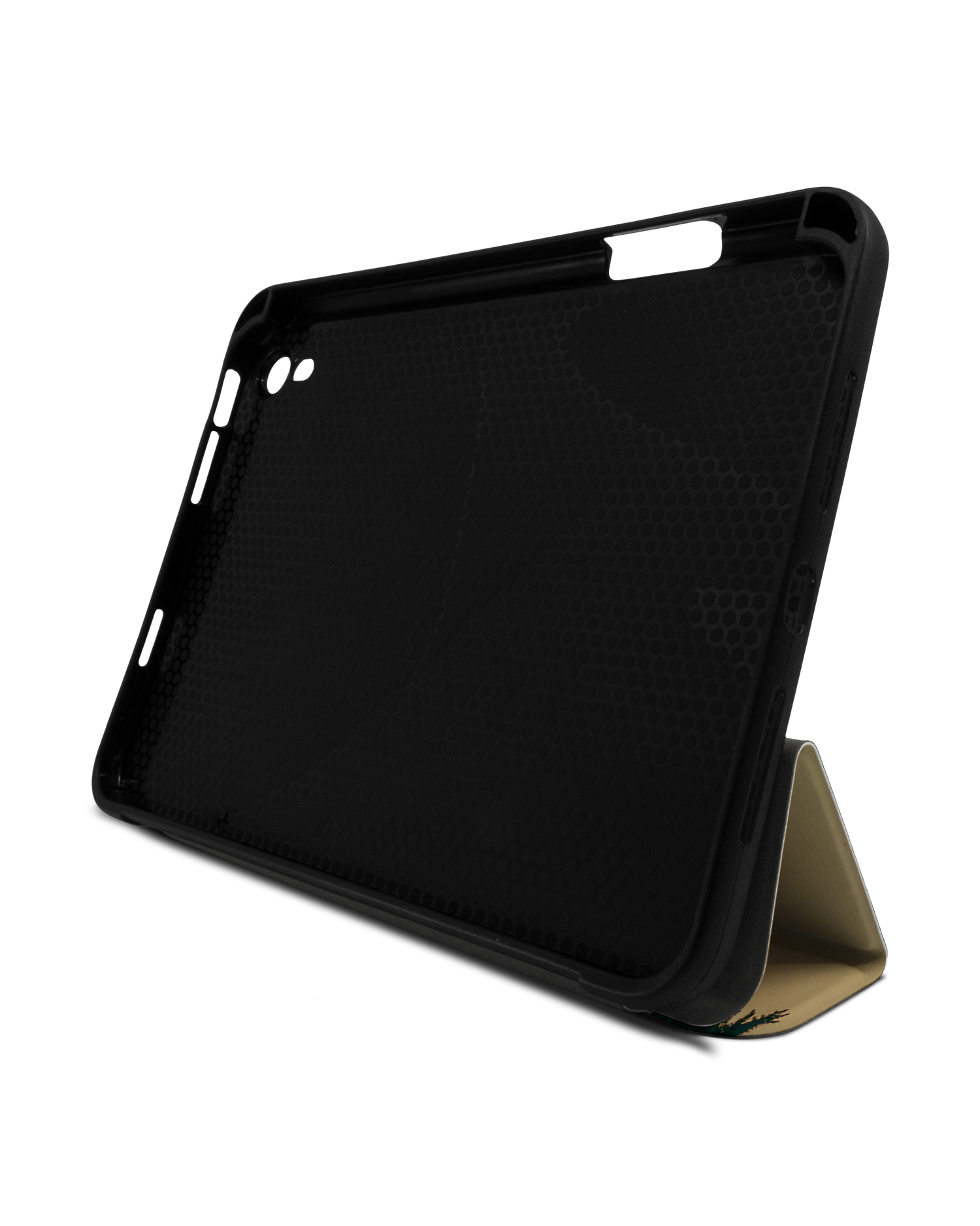 Forest iPad Case with Pencil Holder Apple iPad mini 6 (2021): Set up in landscape format (front view)