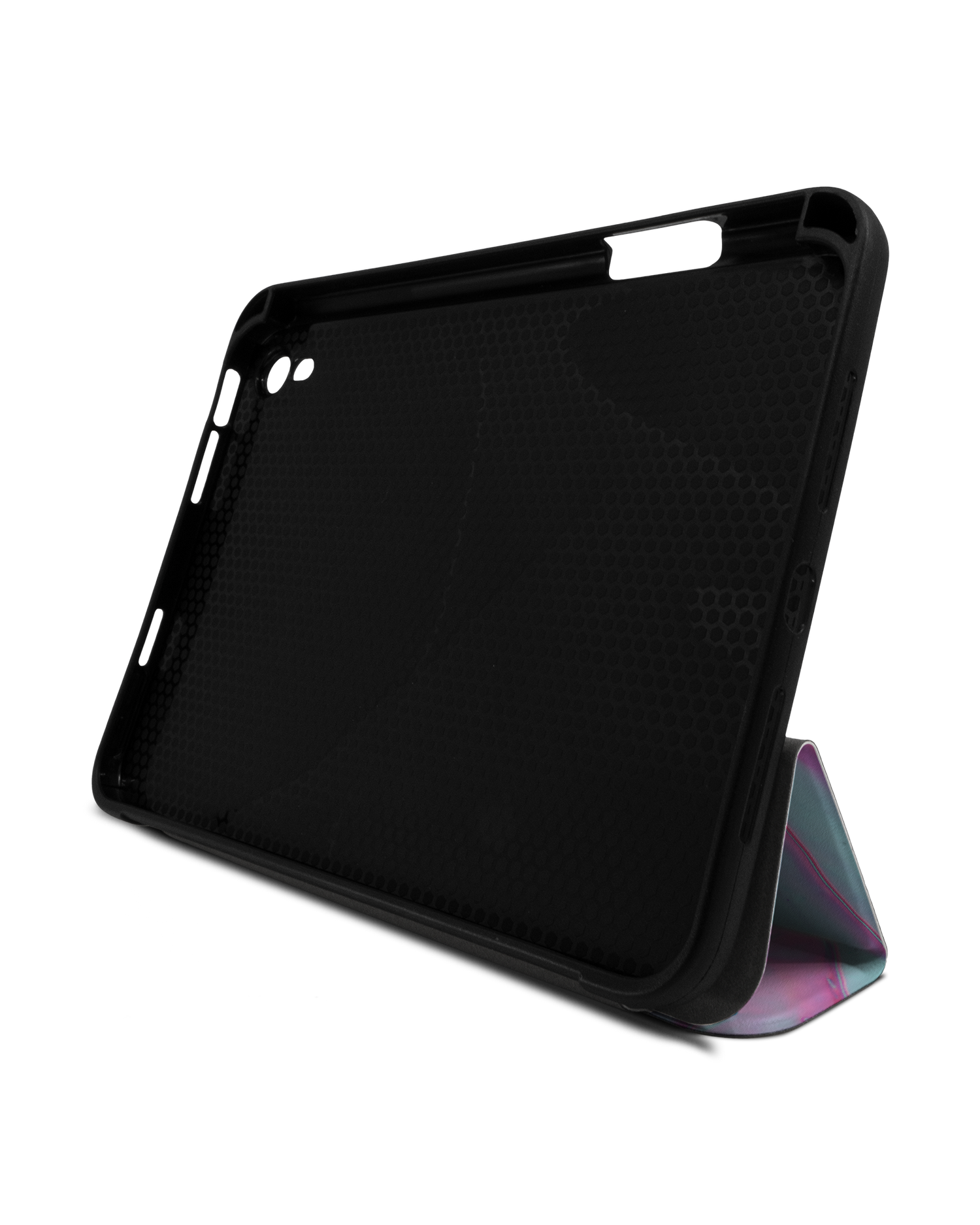 Wavey iPad Case with Pencil Holder Apple iPad mini 6 (2021): Set up in landscape format (front view)