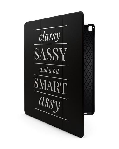 Classy Sassy iPad Case with Pencil Holder for Apple iPad Pro 2 12.9" (2017)