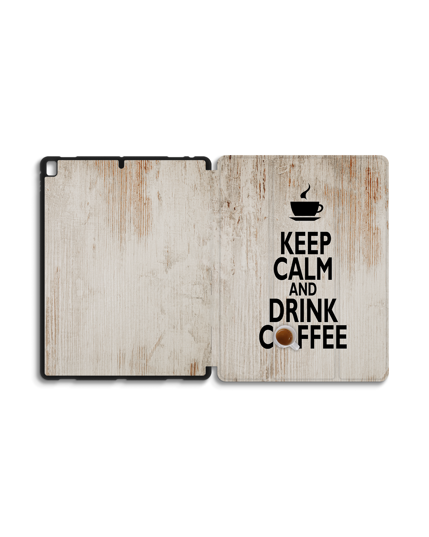 Drink Coffee iPad Case with Pencil Holder for Apple iPad Pro 2 12.9