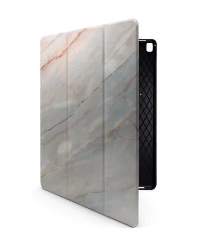 Mother of Pearl Marble iPad Case with Pencil Holder for Apple iPad Pro 2 12.9" (2017)