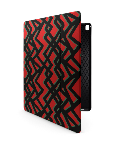 Fences Pattern iPad Case with Pencil Holder for Apple iPad Pro 2 12.9" (2017)