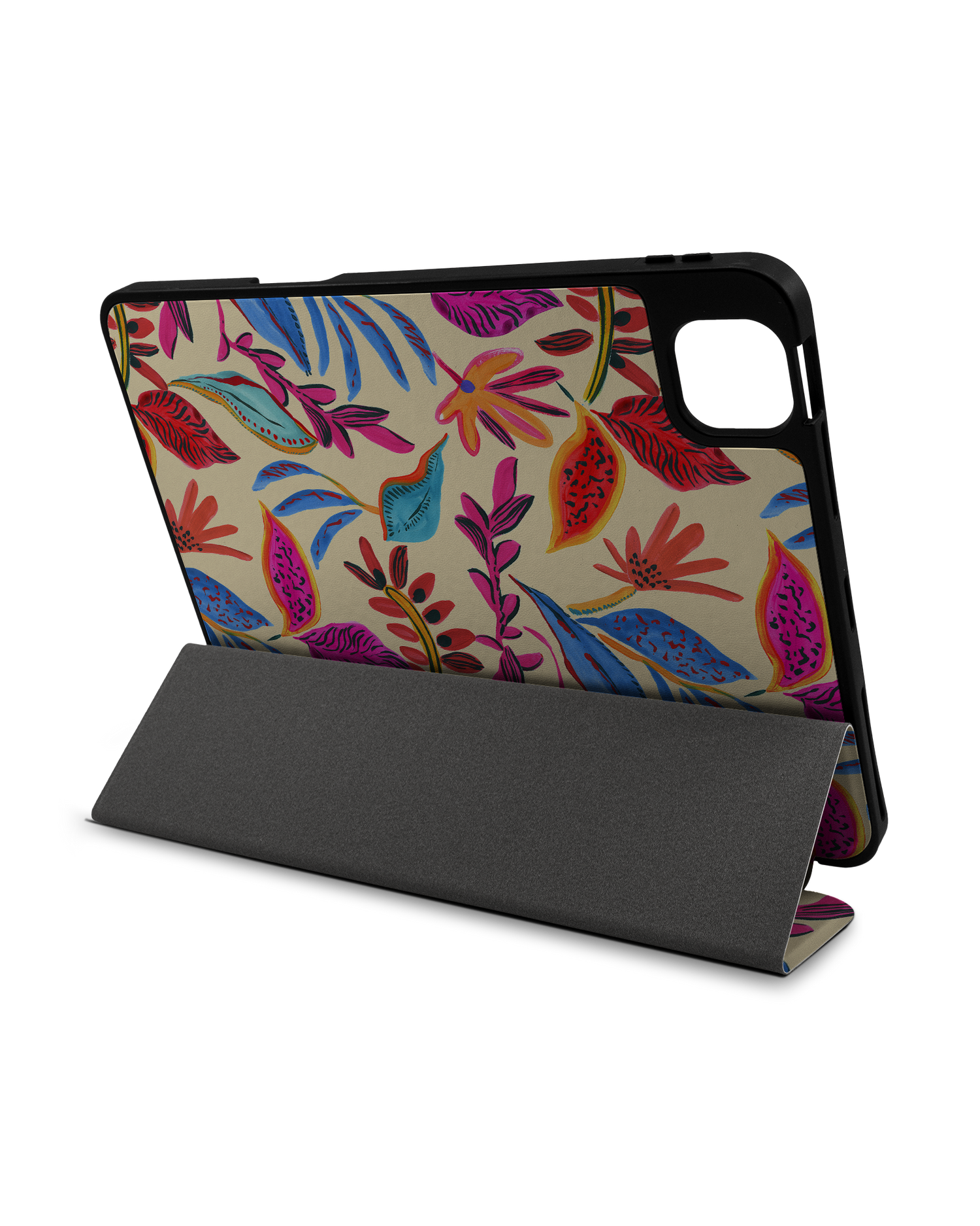 Painterly Spring Leaves iPad Case with Pencil Holder Apple iPad Pro 11