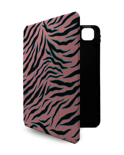 Pink Zebra iPad Case with Pencil Holder Apple iPad Pro 11" (2021), Apple iPad Pro 11" (2020)