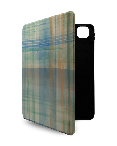 Washed Out Plaid iPad Case with Pencil Holder Apple iPad Pro 11" (2021), Apple iPad Pro 11" (2020)