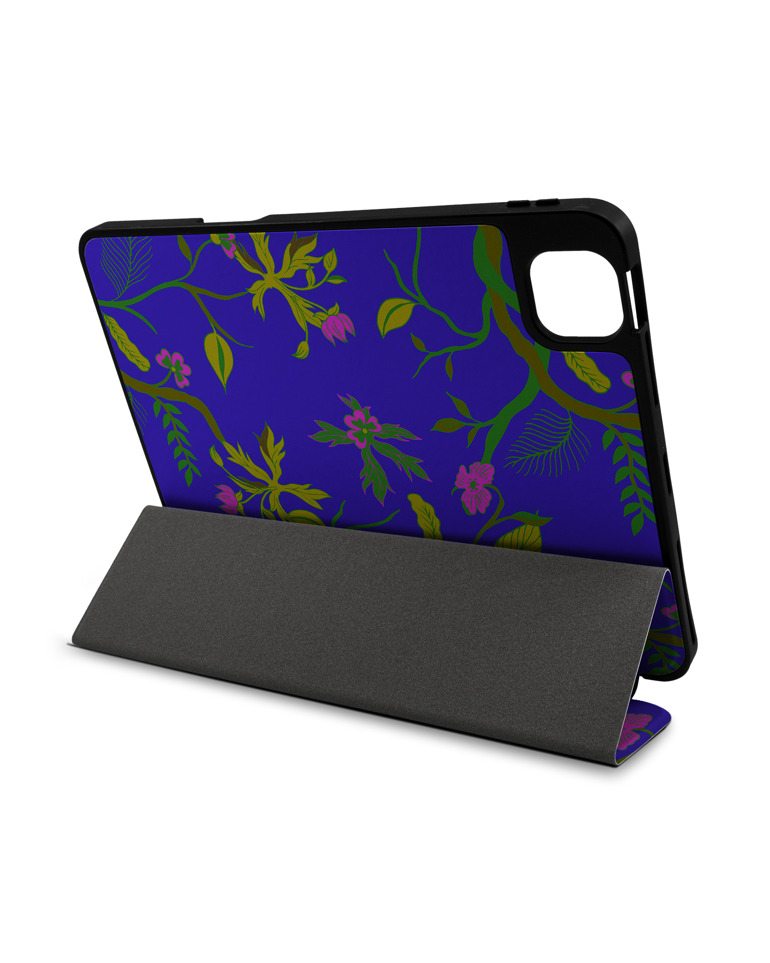 Ultra Violet Floral iPad Case with Pencil Holder Apple iPad Pro 11