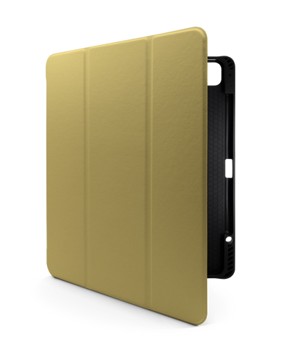 LIGHT YELLOW iPad Case with Pencil Holder for Apple iPad Pro 6 12.9" (2022), Apple iPad Pro 5 12.9" (2021), Apple iPad Pro 4 12.9" (2020)