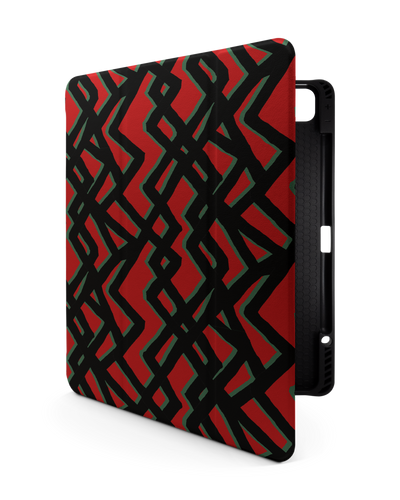 Fences Pattern iPad Case with Pencil Holder for Apple iPad Pro 6 12.9" (2022), Apple iPad Pro 5 12.9" (2021), Apple iPad Pro 4 12.9" (2020)