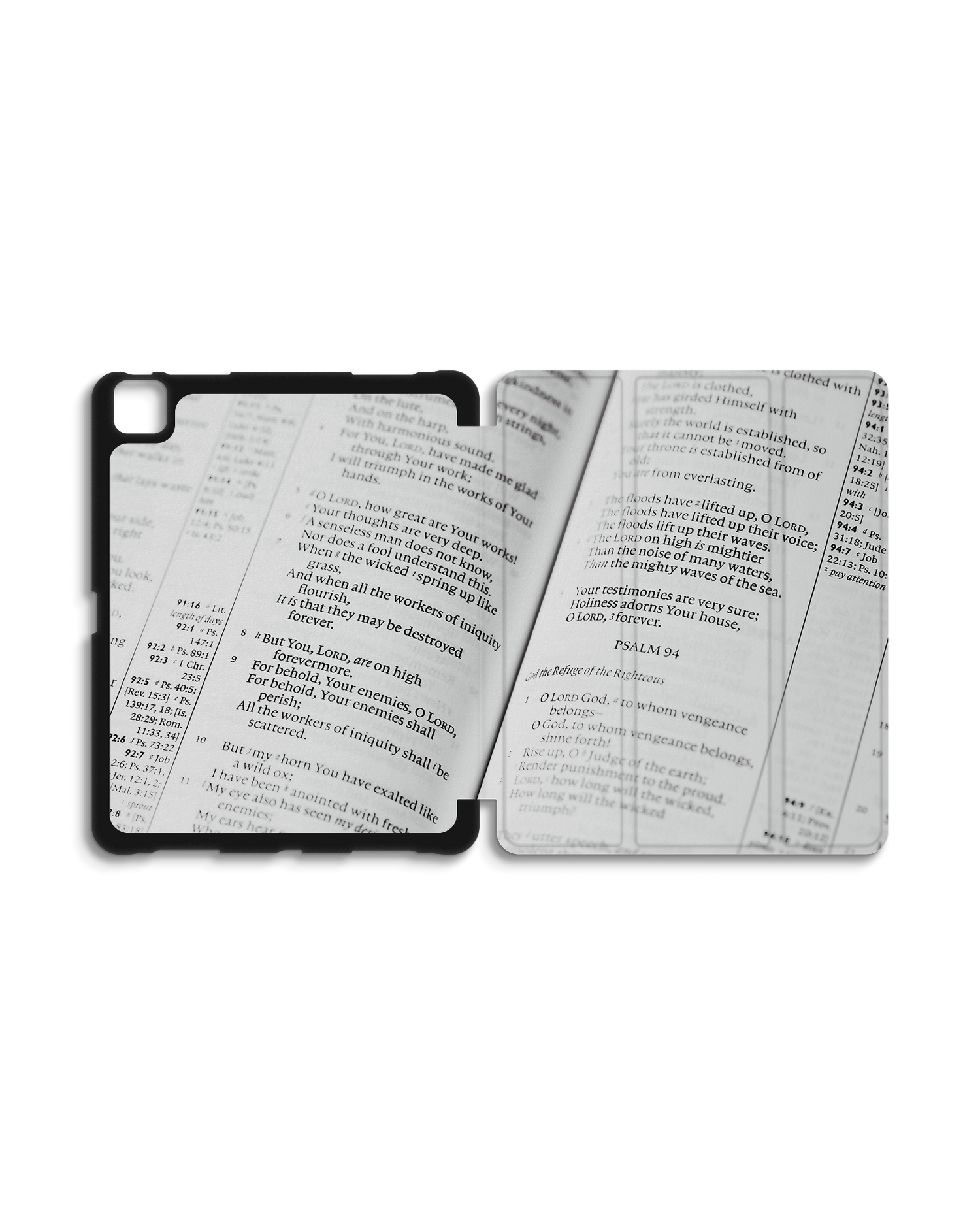 Bible Verse iPad Case with Pencil Holder for Apple iPad Pro 6 12.9