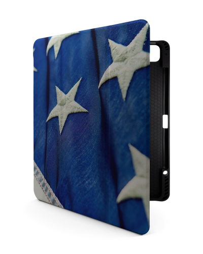Stars And Stripes iPad Case with Pencil Holder for Apple iPad Pro 6 12.9" (2022), Apple iPad Pro 5 12.9" (2021), Apple iPad Pro 4 12.9" (2020)