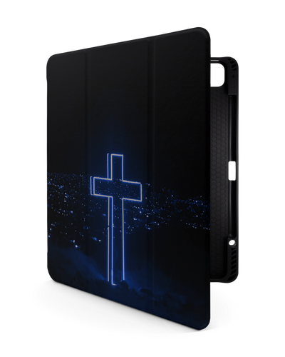 Christian Cross iPad Case with Pencil Holder for Apple iPad Pro 6 12.9" (2022), Apple iPad Pro 5 12.9" (2021), Apple iPad Pro 4 12.9" (2020)