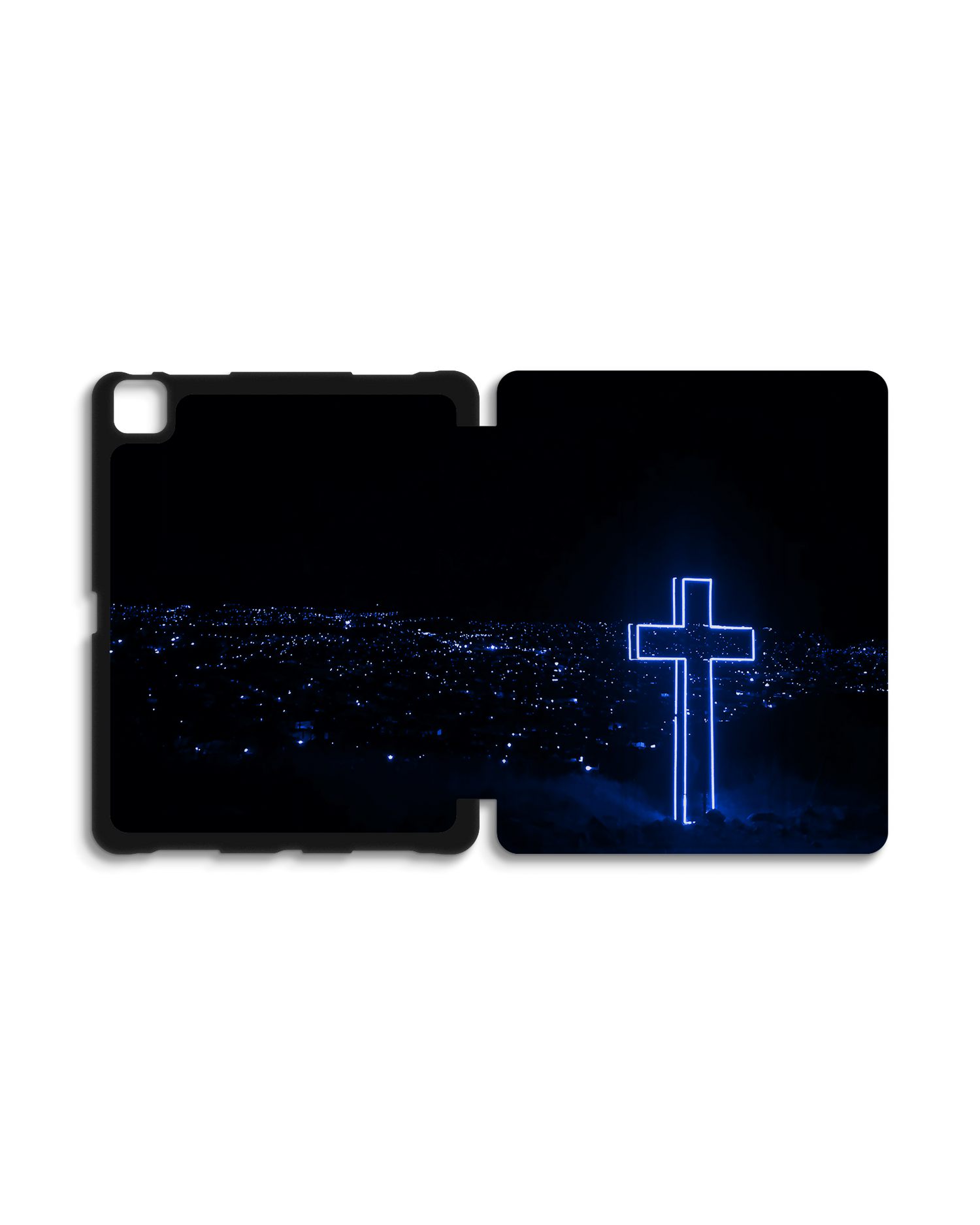 Christian Cross iPad Case with Pencil Holder for Apple iPad Pro 6 12.9