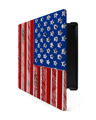 American Flag Color eReader Smart Case for Amazon Kindle Oasis