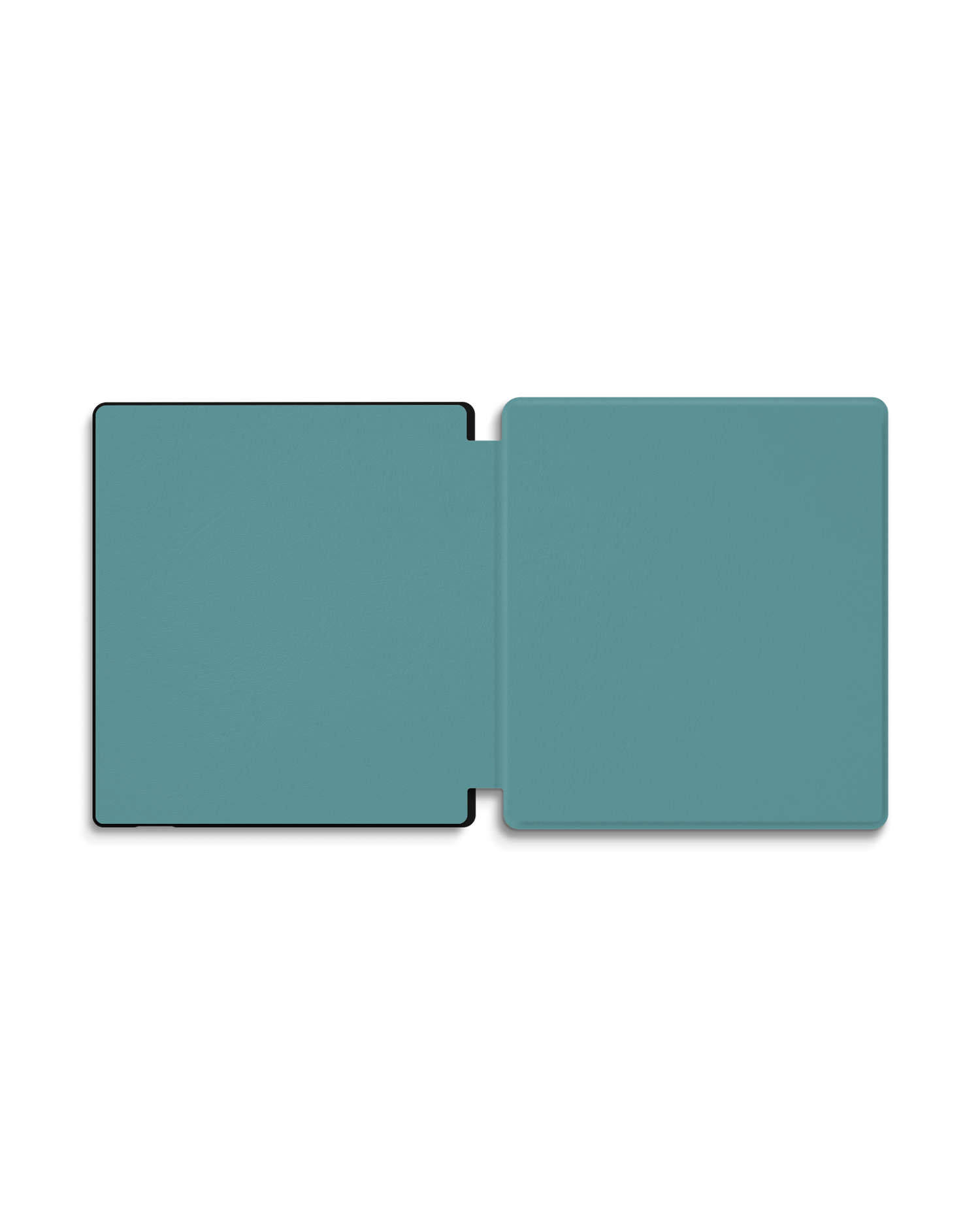 TURQUOISE eReader Smart Case for Amazon Kindle Oasis: Opened exterior view