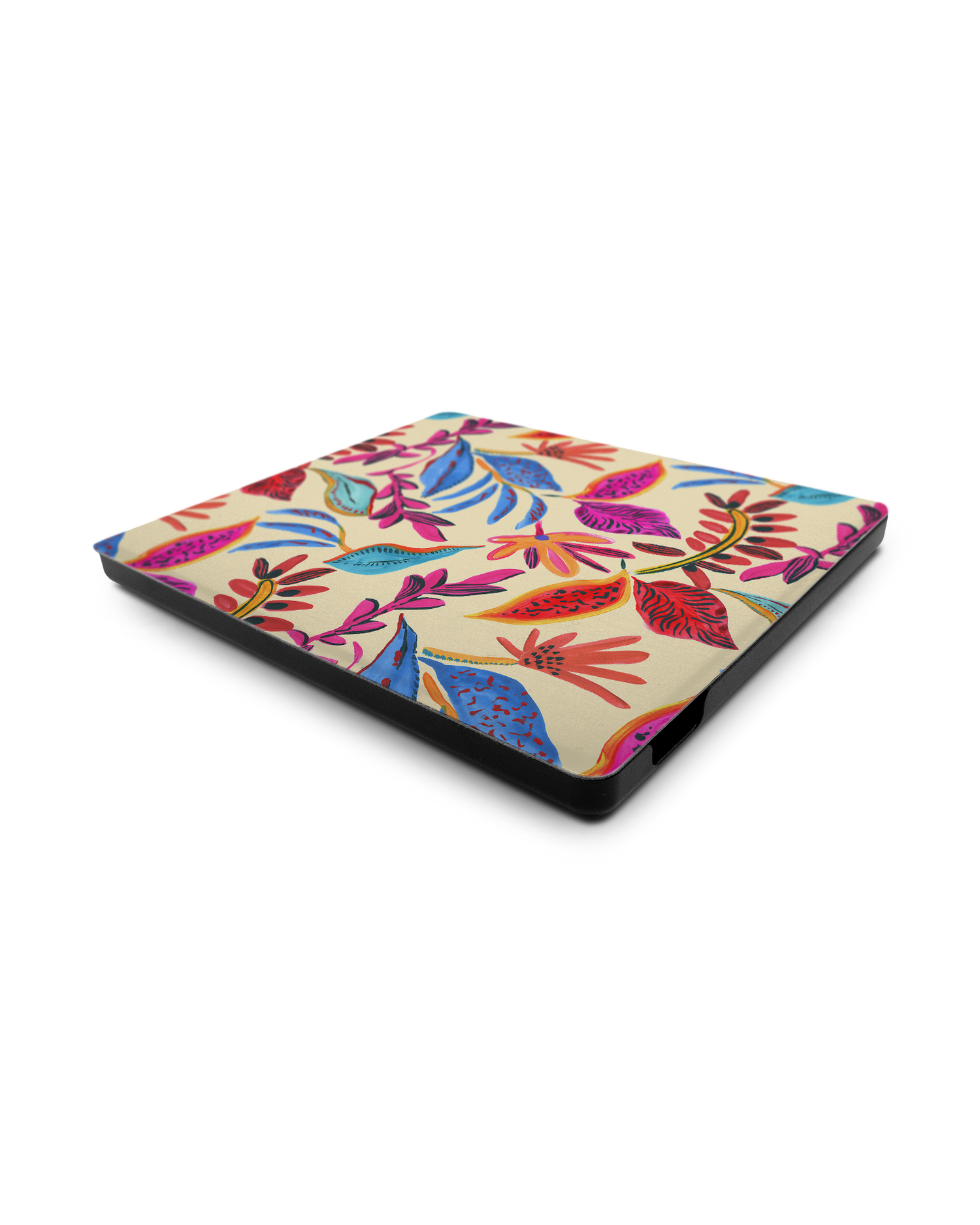 Painterly Spring Leaves eReader Smart Case for Amazon Kindle Oasis: Lying down