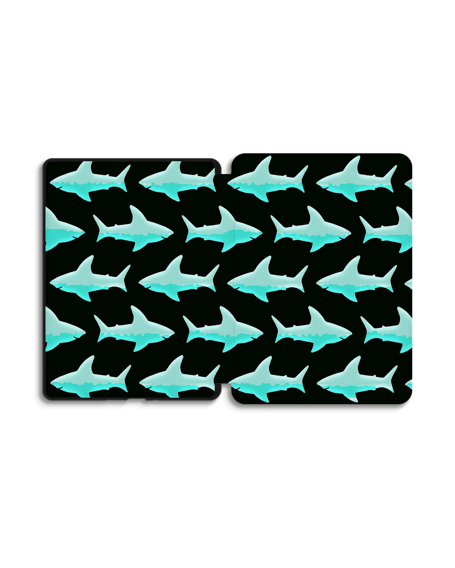 Neon Sharks eReader Smart Case for Amazon Kindle Paperwhite 5 (2021), Amazon Kindle Paperwhite 5 Signature Edition (2021): Opened exterior view