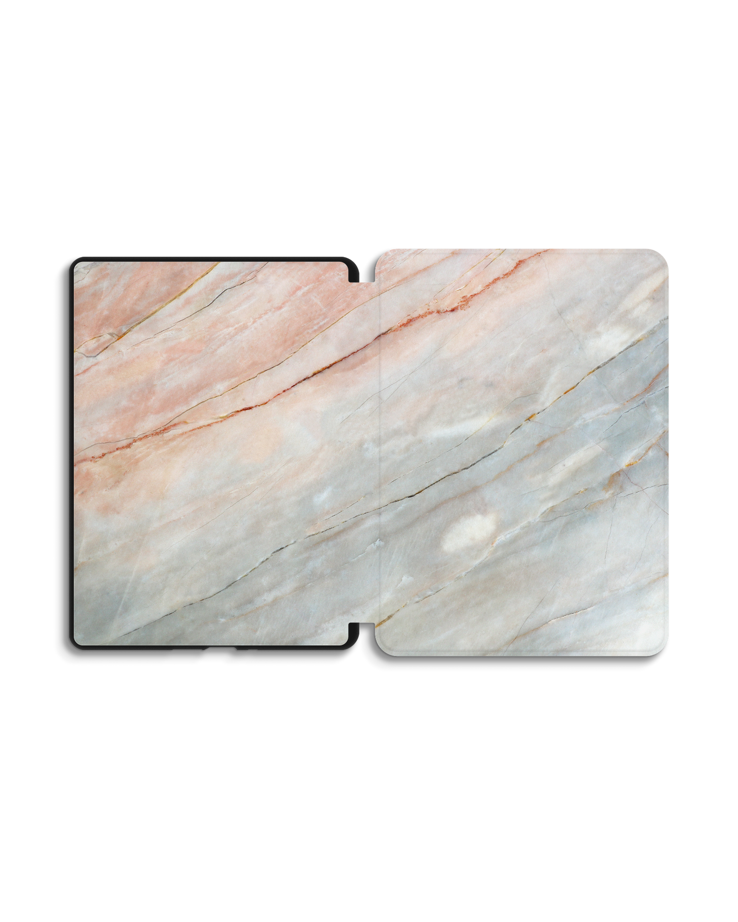 Mother of Pearl Marble eReader Smart Case for Amazon Kindle Paperwhite 5 (2021), Amazon Kindle Paperwhite 5 Signature Edition (2021): Opened exterior view