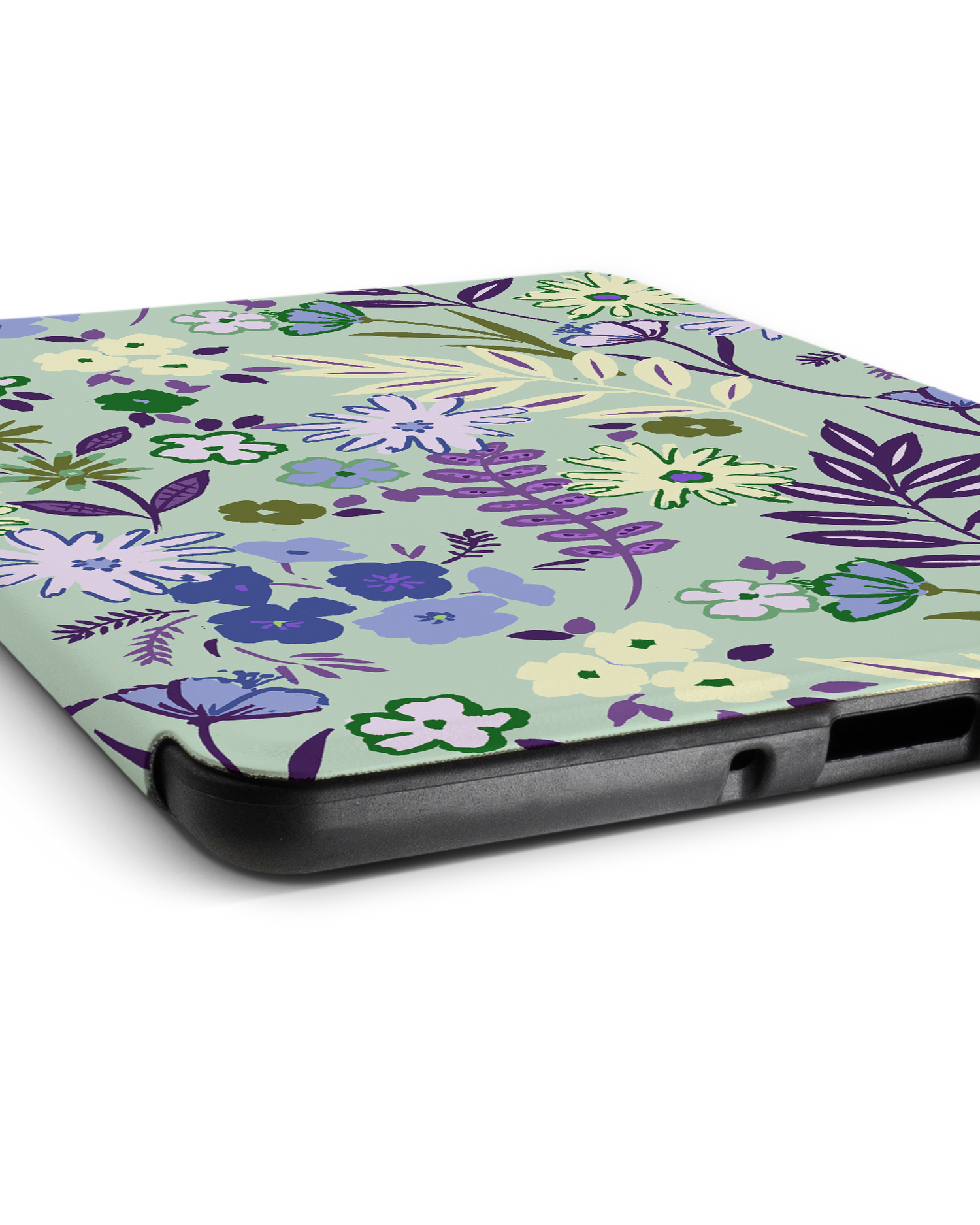 Pretty Purple Flowers eReader Smart Case for Amazon Kindle Paperwhite 5 (2021), Amazon Kindle Paperwhite 5 Signature Edition (2021): Lying down