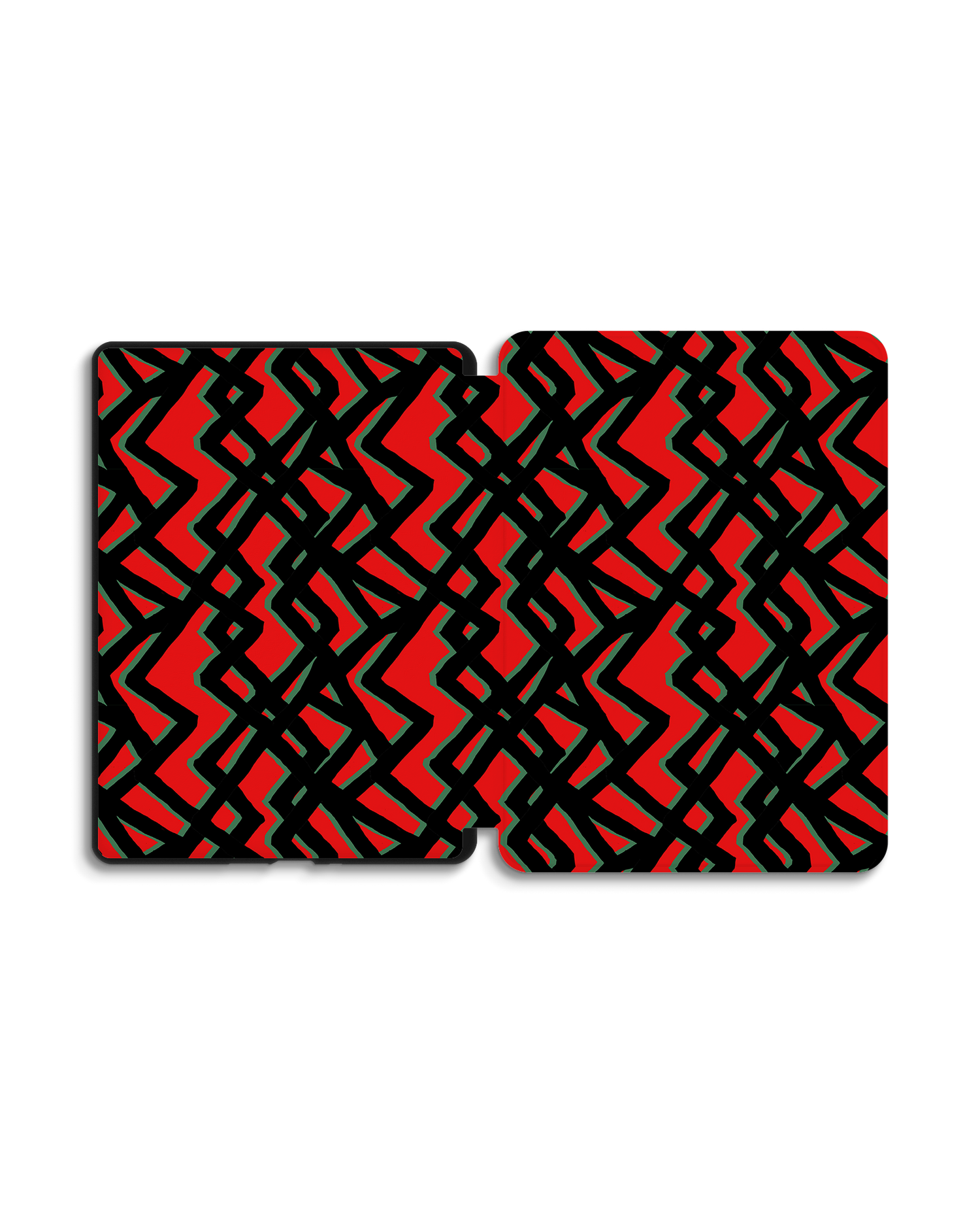 Fences Pattern eReader Smart Case for Amazon Kindle Paperwhite 5 (2021), Amazon Kindle Paperwhite 5 Signature Edition (2021): Opened exterior view