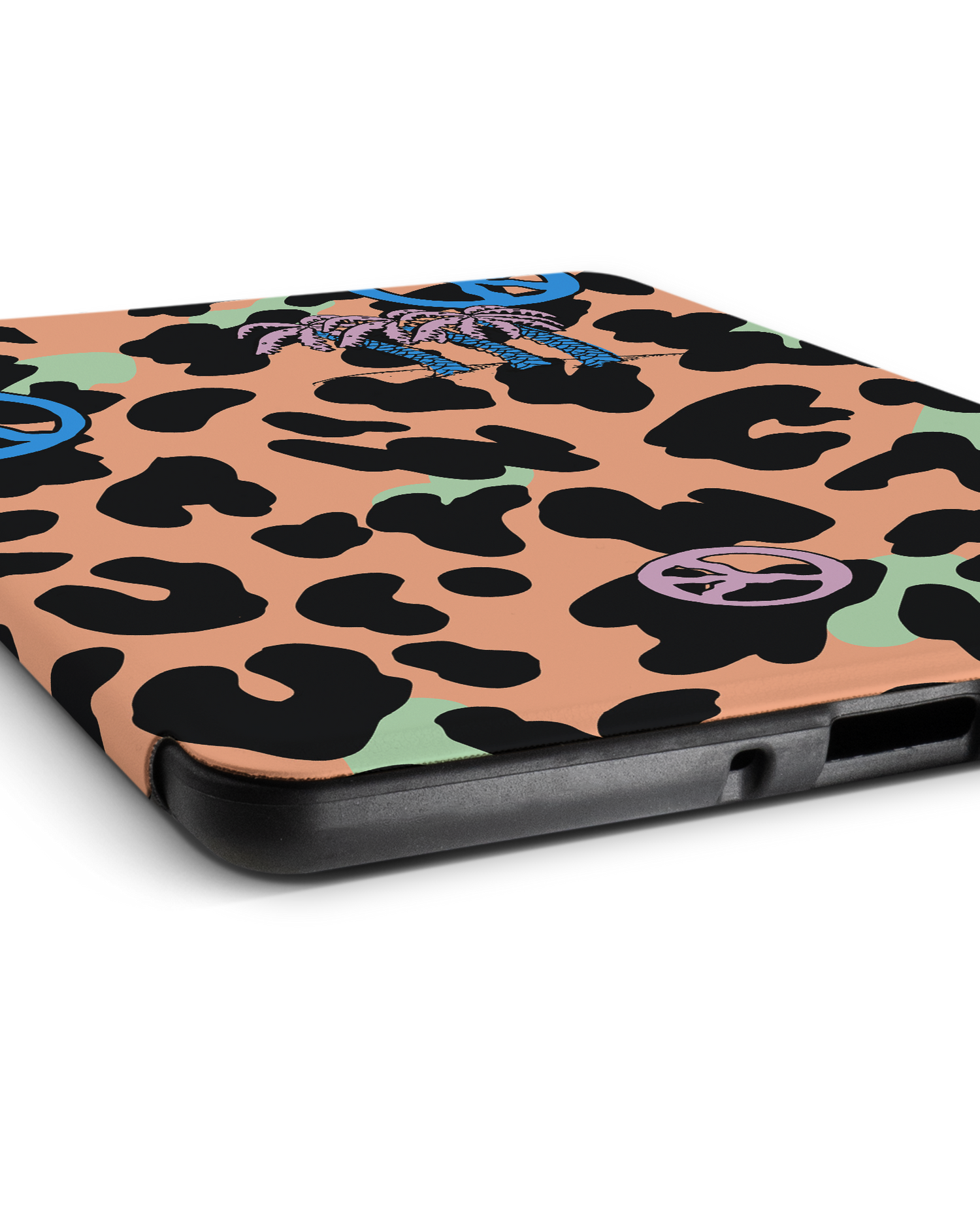 Leopard Peace Palms eReader Smart Case for Amazon Kindle Paperwhite 5 (2021), Amazon Kindle Paperwhite 5 Signature Edition (2021): Lying down