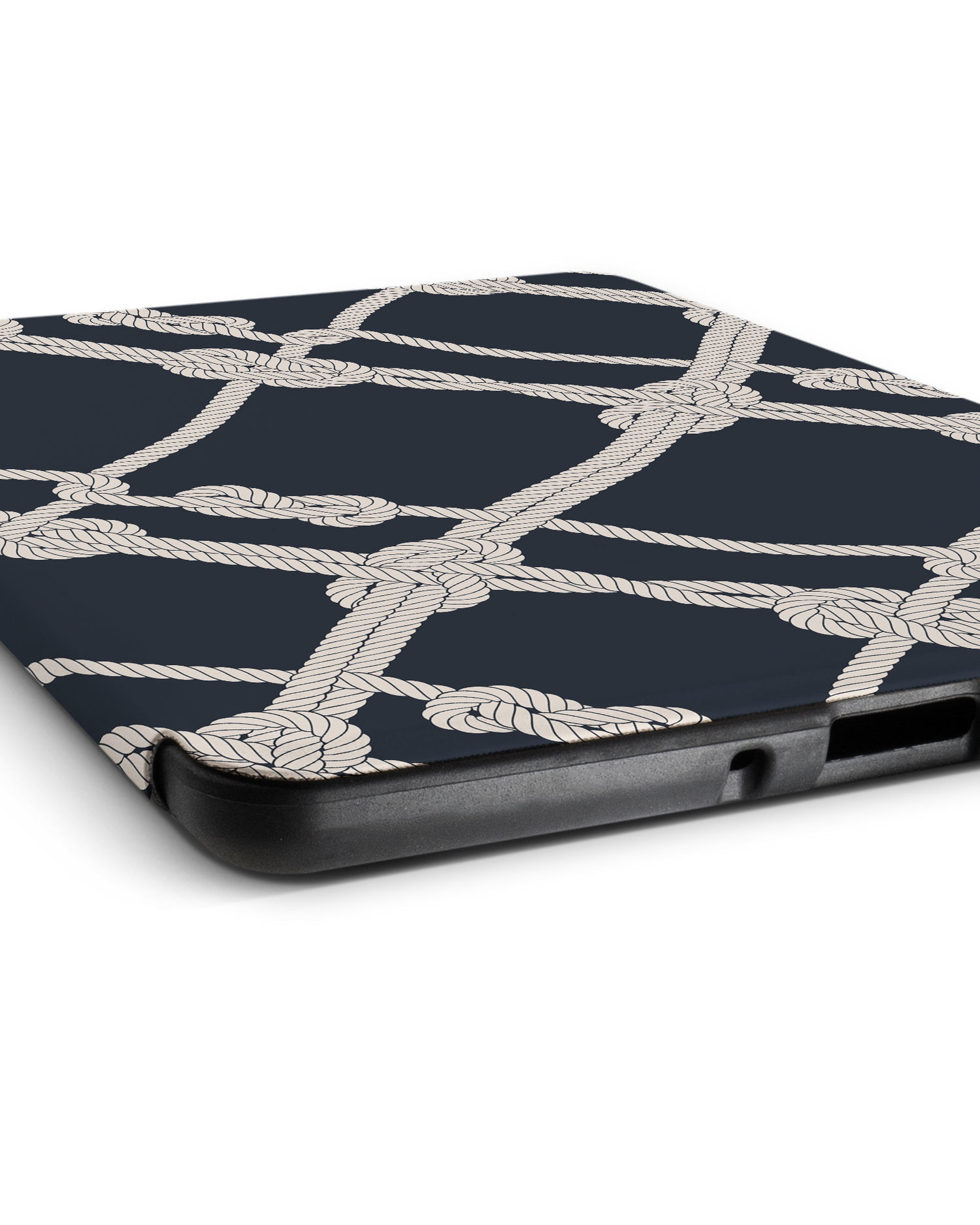 Nautical Knots eReader Smart Case for Amazon Kindle Paperwhite 5 (2021), Amazon Kindle Paperwhite 5 Signature Edition (2021): Lying down