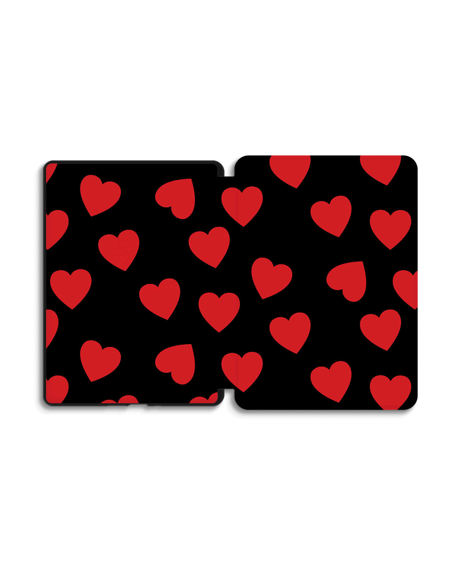 Repeating Hearts eReader Smart Case for Amazon Kindle Paperwhite 5 (2021), Amazon Kindle Paperwhite 5 Signature Edition (2021): Opened exterior view