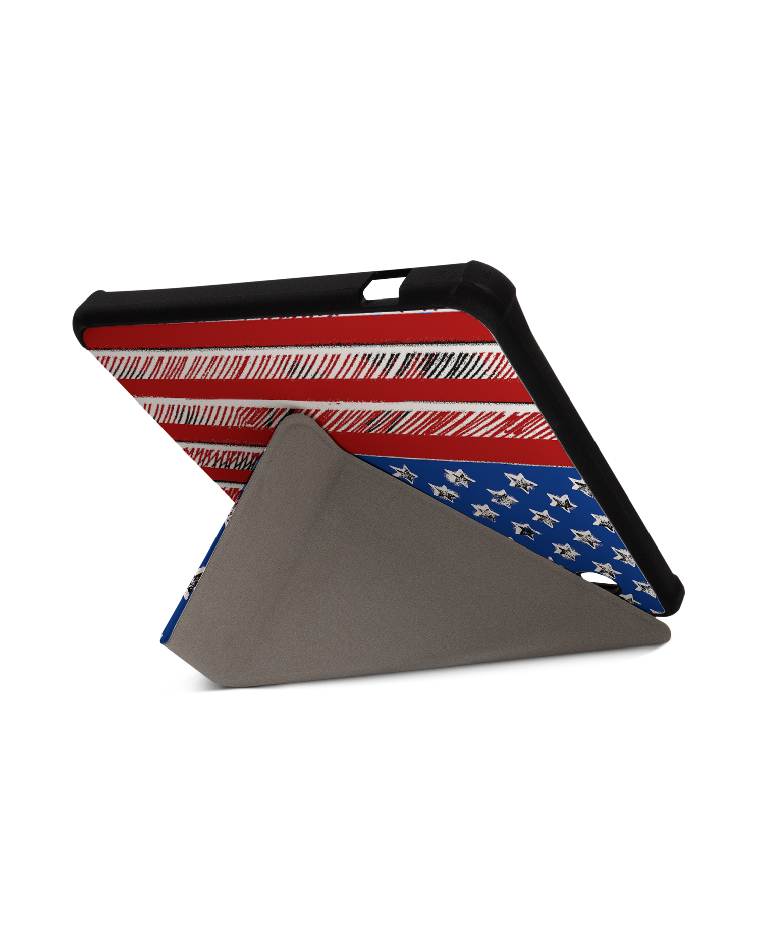 American Flag Color eReader Smart Case for tolino vision 5 (2019): Set up in landscape format