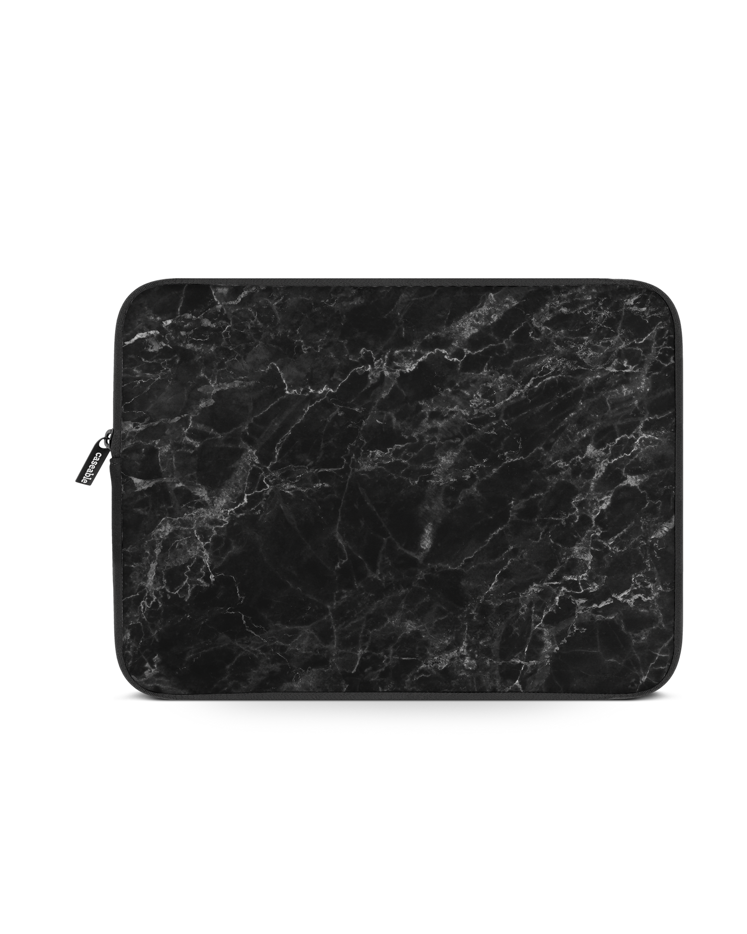 Midnight Marble Laptop Case 13 inch: Front View