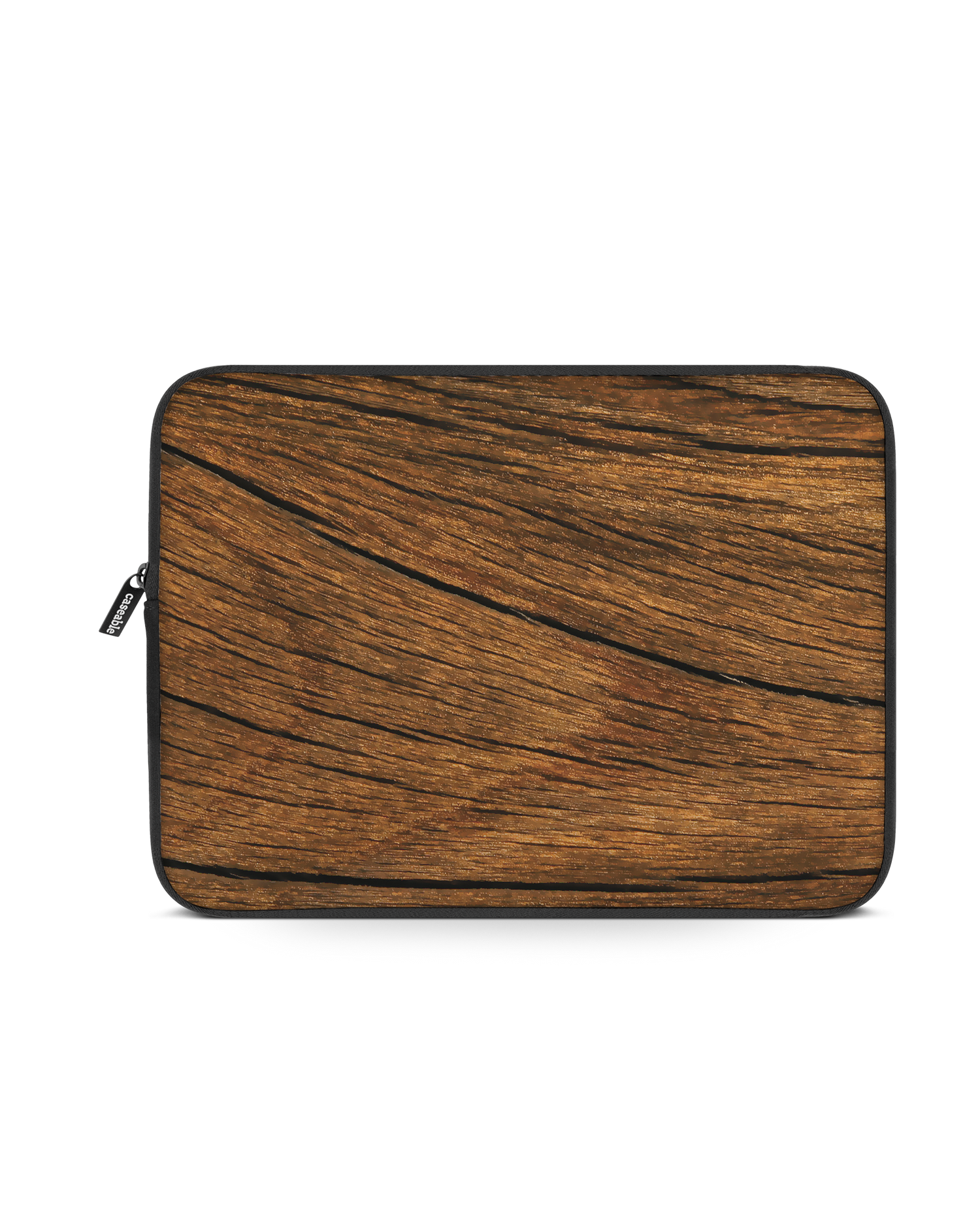 Wood Laptop Case 13 inch: Front View